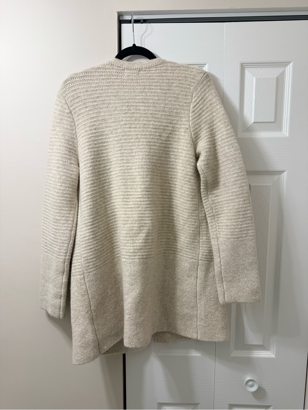 Old Navy Cream Open-Front Ribbed Cardigan - Picture 5 of 5